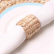 Braided Straw Napkin Ring - Set of 10 | Napkin rings