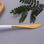 Stainless Steel Flatware Set -White | Kitchen utensils