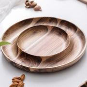 Acacia Wood Snacks Tray | Stores with home decor