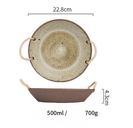 Handmade Japanese Ceramic Serving Bowl | Serveware