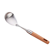Stainless Steel Spatula Set with Wooden Handles | Kitchen utensils