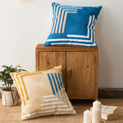 Striped Geometric Square Pillow Cover| Pillow covers throw