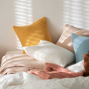 Handknitted Crochet Pillow Cover -18"| Pillow covers throw
