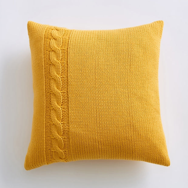 Cable Knit Solid Pillow Cover - 18"| Pillow covers throw