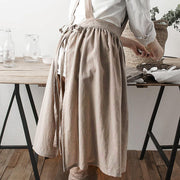 Minimalist Pleated Dress Apron| Aprons for kitchen