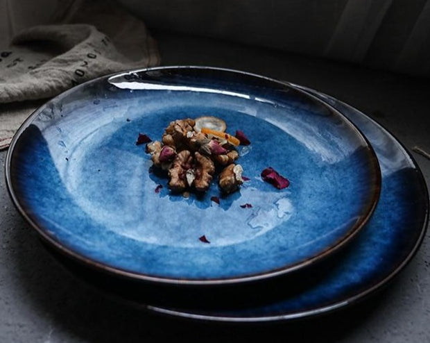 Nile Blue Ceramic Dinner Plates | Kitchen dining