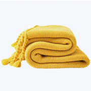 Luxury Hand-Knitted Throw Blanket| Blankets fleece throws