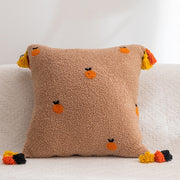 Rainbow Tassle Soft & Fluffy Cushion Cover | Pillow covers throw