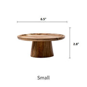 Natural Wood Cake Stand & Serving Tray | Serveware