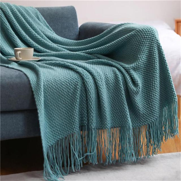 Soft Knitted Throw Blanket | Blankets fleece throws