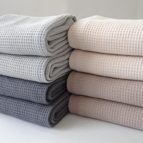 Absorbent Waffle-Weave Kitchen Towel - Set of 5 | kitchen towels set
