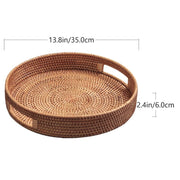 Handmade Woven Rattan Tray | Stores with home decor