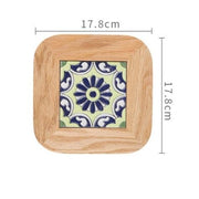 Japanese Oak and Tile Trivet | Placemats woven