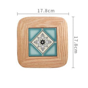 Japanese Oak and Tile Trivet | Placemats woven