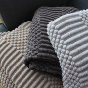 Knitted Nordic Throw Blanket | Blankets fleece throws