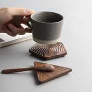 Walnut Wood Coasters | Placemats woven