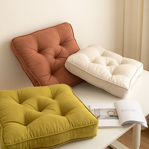 Tufted Chair Cushion Pillow  Pillow Covers Throw – Ecoraliving