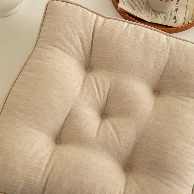 Tufted Chair Cushion Pillow | Covers for throw pillows