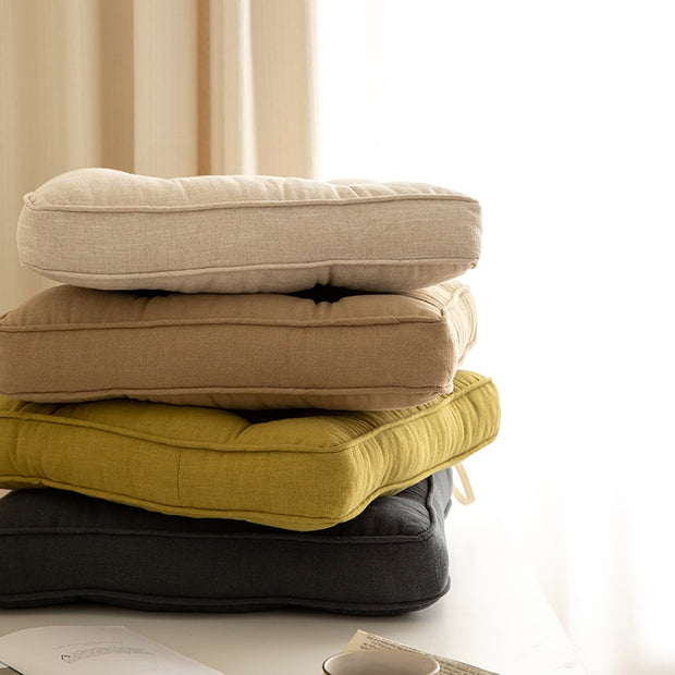 Tufted Chair Cushion Pillow | Covers for throw pillows