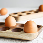 Handcrafted Wooden Egg Storage Tray| Trays and plates