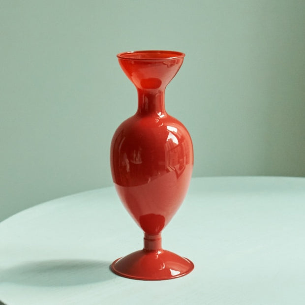 Audrey Red Glass Candle Holders & Vases | Vase decor
