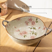 Flora Ceramic Pasta Bowls | Serveware