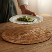 Rattan Handwoven Placemats (Pack of 2) | Kitchen dining