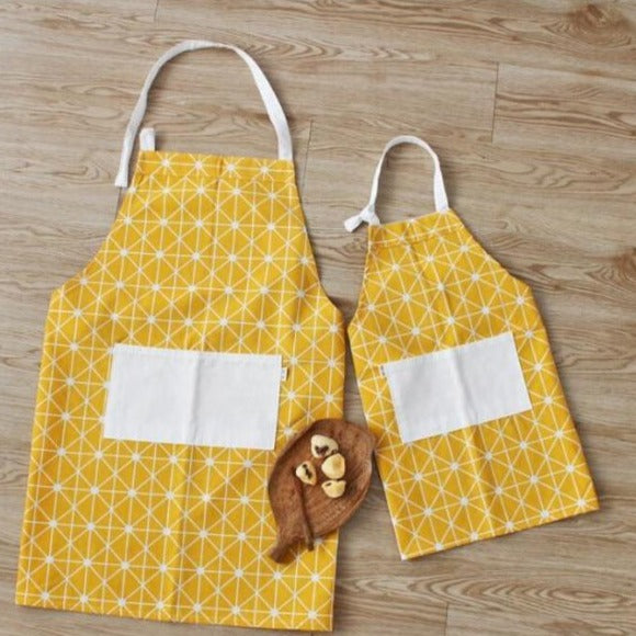 Adult and Child Adjustable Apron Set | aprons for kitchen