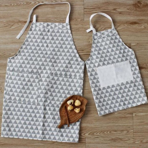 Adult and Child Adjustable Apron Set | aprons for kitchen