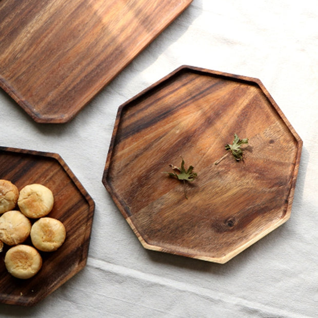 Handcrafted Acacia Wood Serving Tray | Home decor wholesale