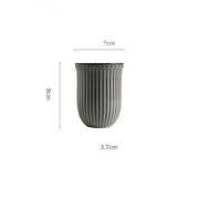 Handcrafted Striped Ceramic Mug | Kitchen utensils